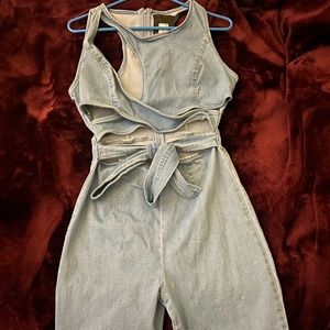 Fashion Nova Denim Jumpsuit